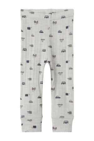 wollen babybroek grijs