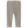 NAME IT BABY wollen slim babybroek grijsbruin