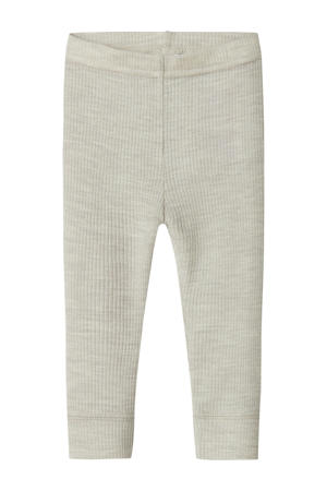 wollen babybroek lichtgrijs