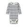 NAME IT BABY wollen romper grijs/wit