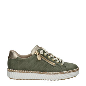   veterschoenen donkergroen