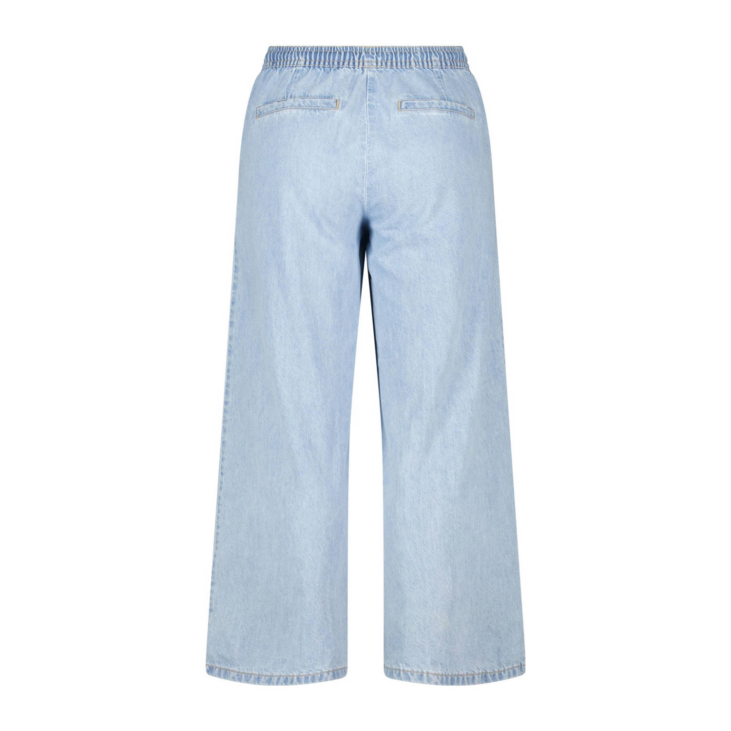 MS Mode wide leg jeans light blue denim