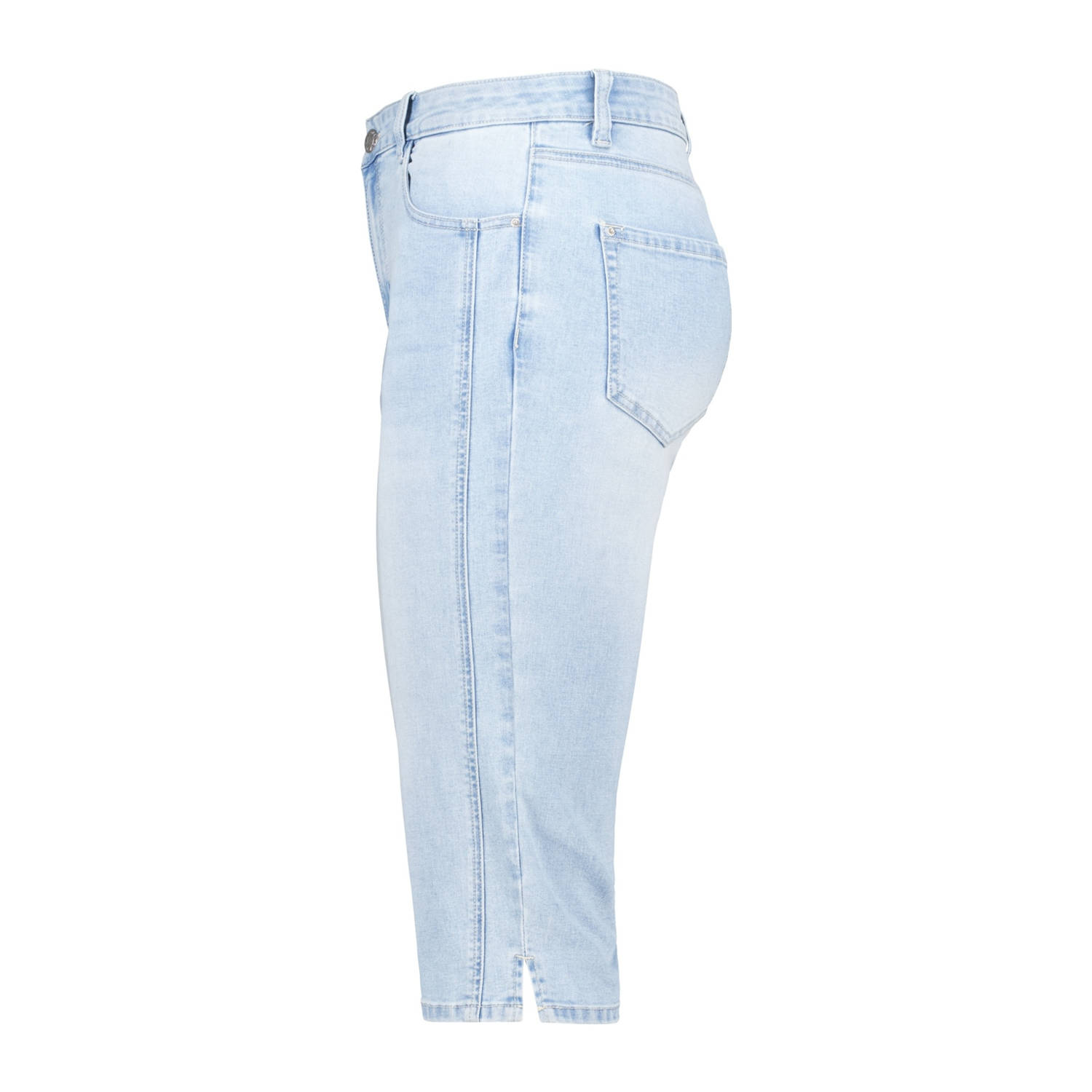 MS Mode capri jeans light blue denim