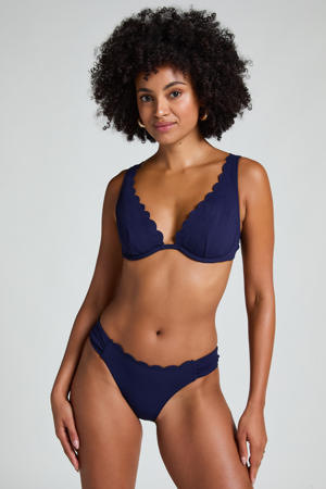 bikinibroekje Scallop donkerblauw