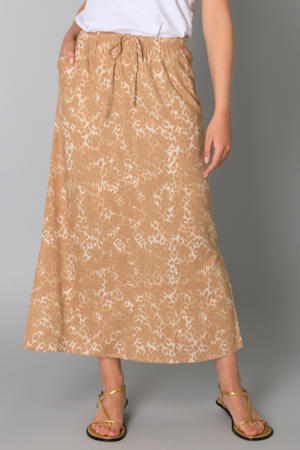 midi rok met lurex zand