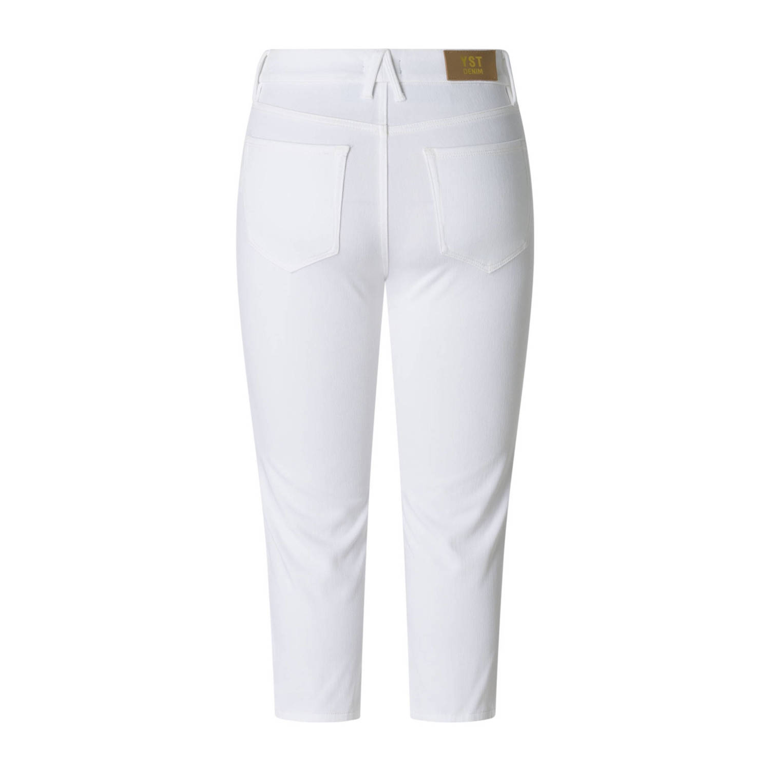 Yest aansluitend regular waist broek wit