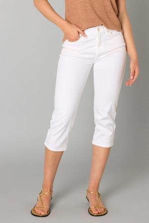aansluitend regular waist broek wit