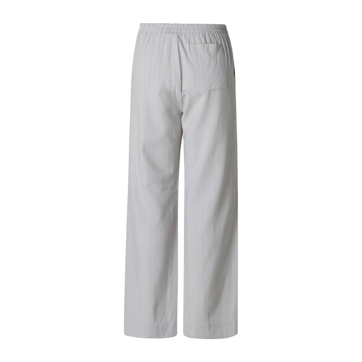 Yest rechtvallend regular waist broek lichtgrijs