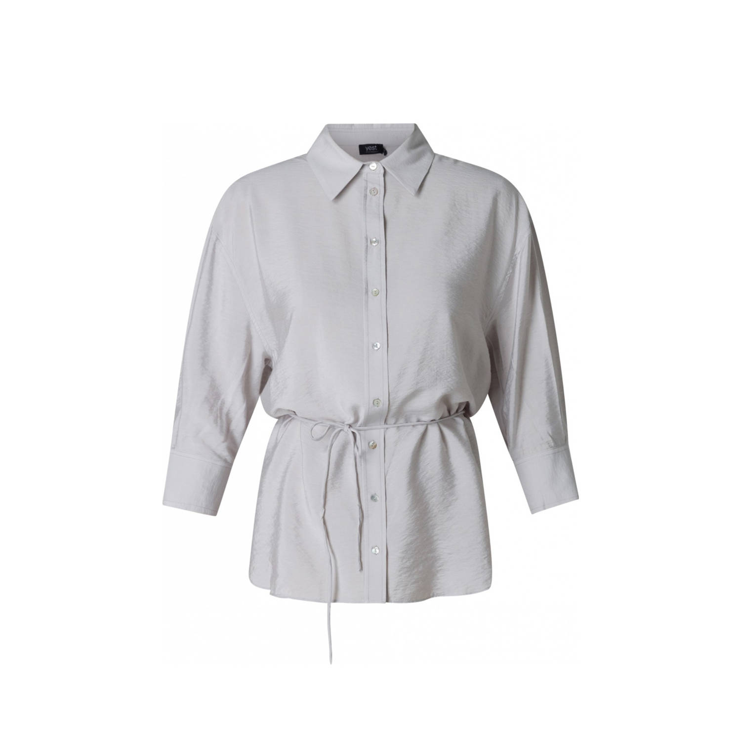 Yesta blouse lichtgrijs