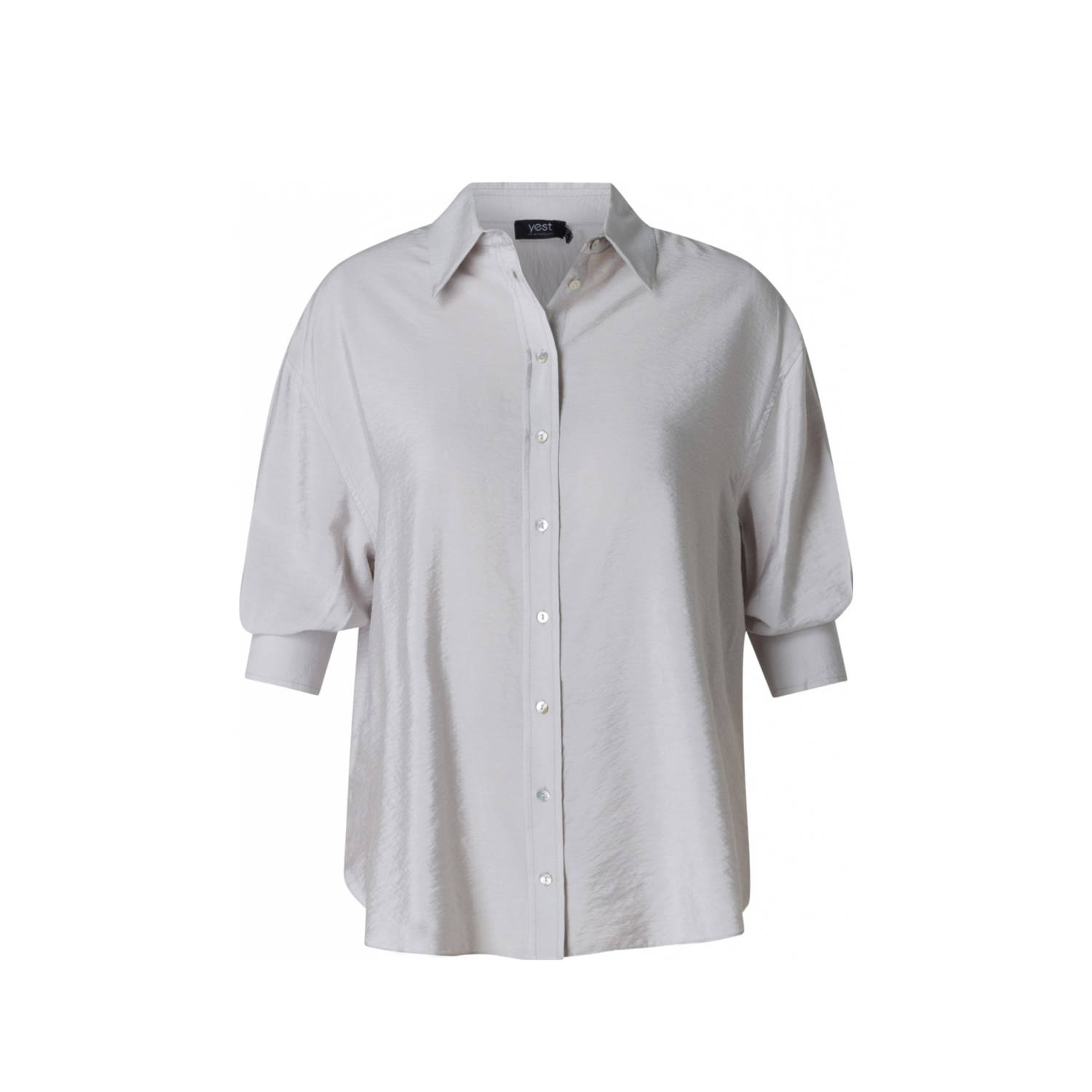 Yesta blouse lichtgrijs