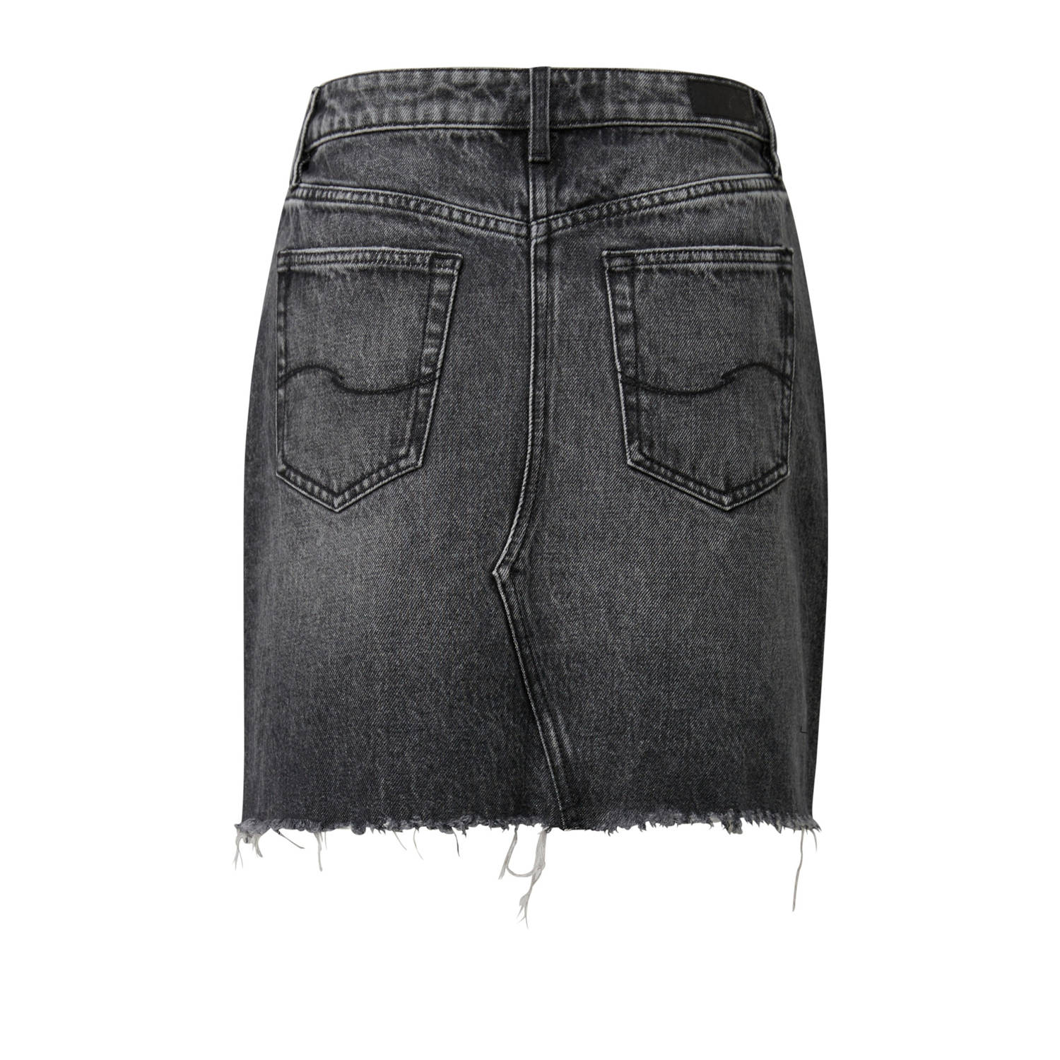 Q S by s.Oliver denim spijkerrok grey denim
