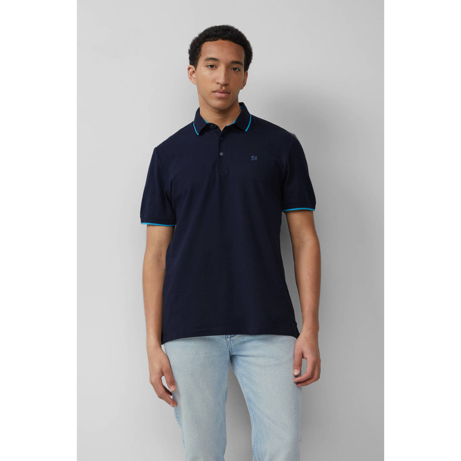 S.Oliver RED LABEL Regular fit poloshirt van katoenmix
