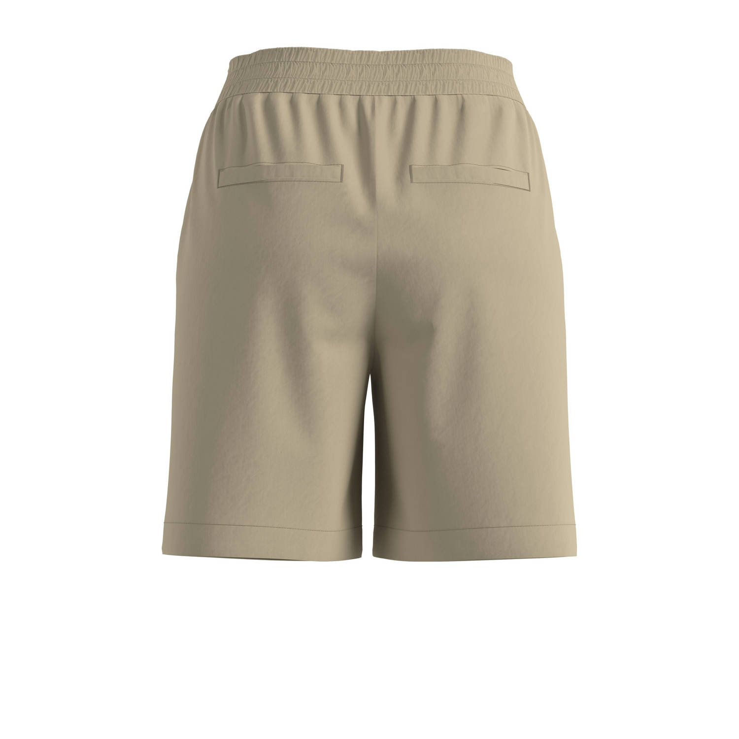 s.Oliver regular high waist casual short beige