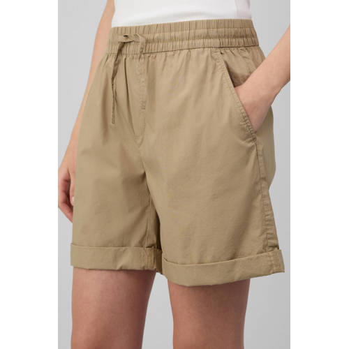 s.Oliver regular high waist casual short beige afbeelding