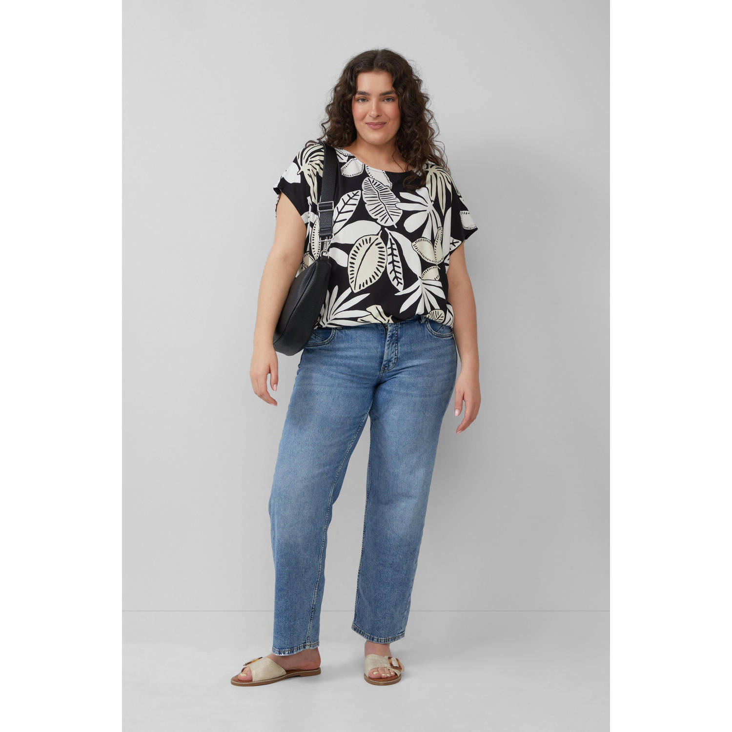 s.Oliver Curve top zwart