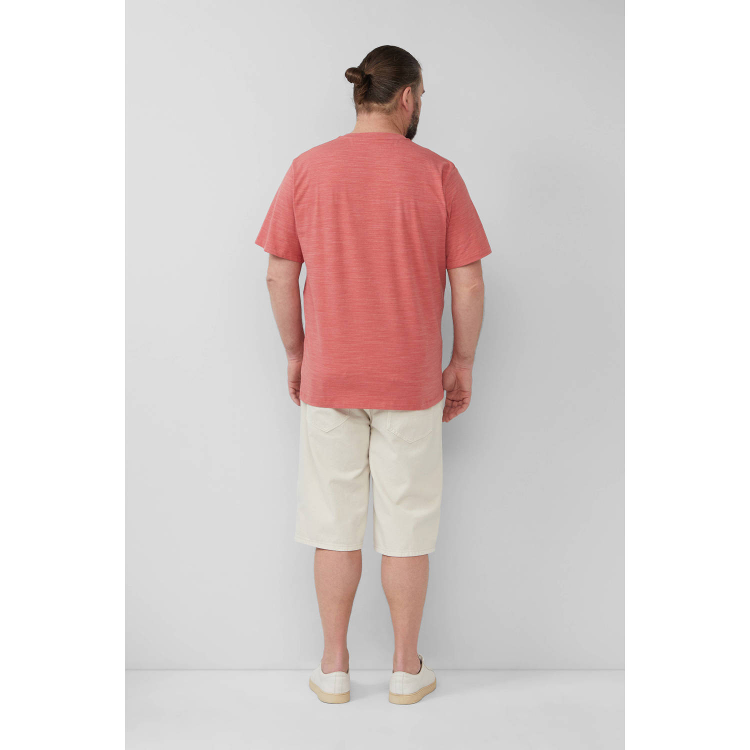 s.Oliver Big Size T-shirt koraalrood