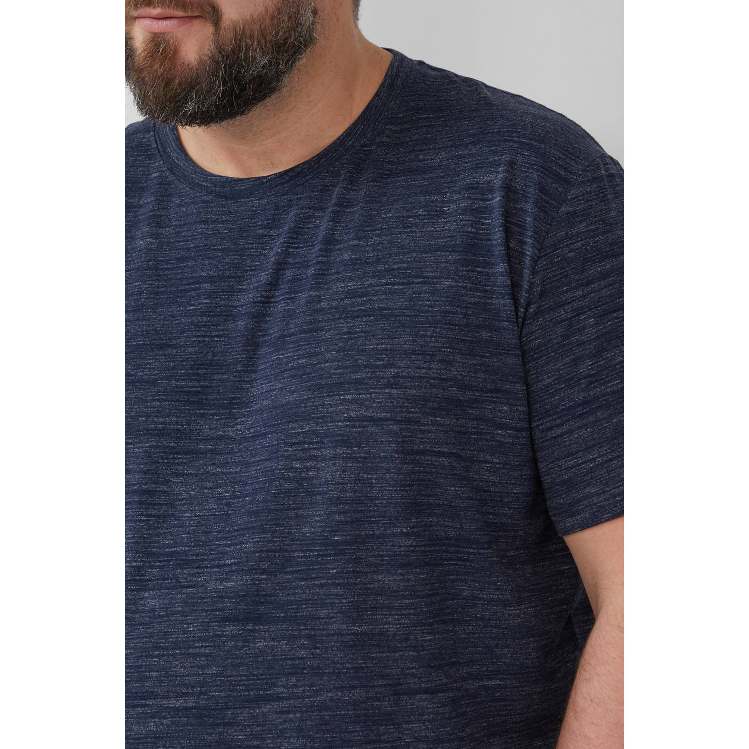 s.Oliver Big Size T-shirt donkerblauw