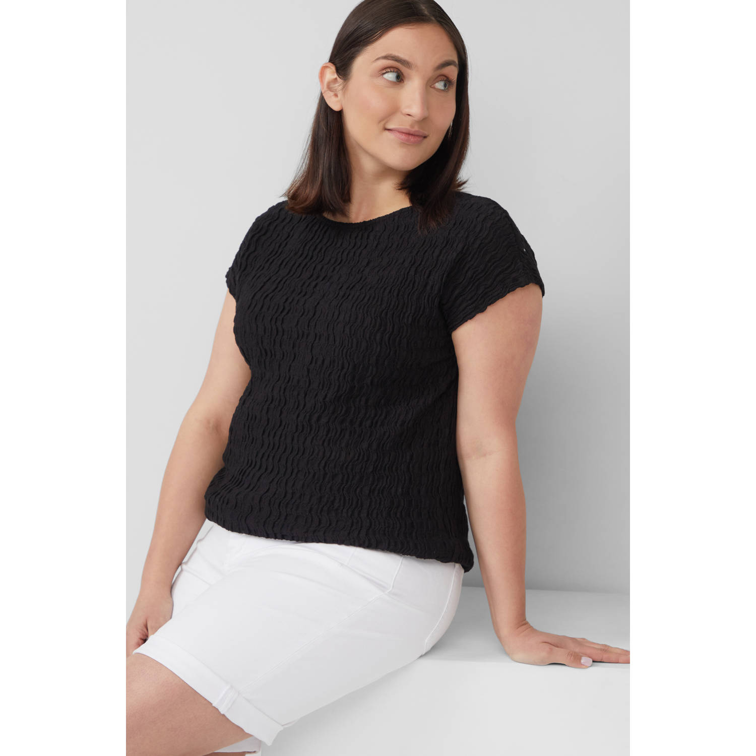 S.Oliver Curve top zwart