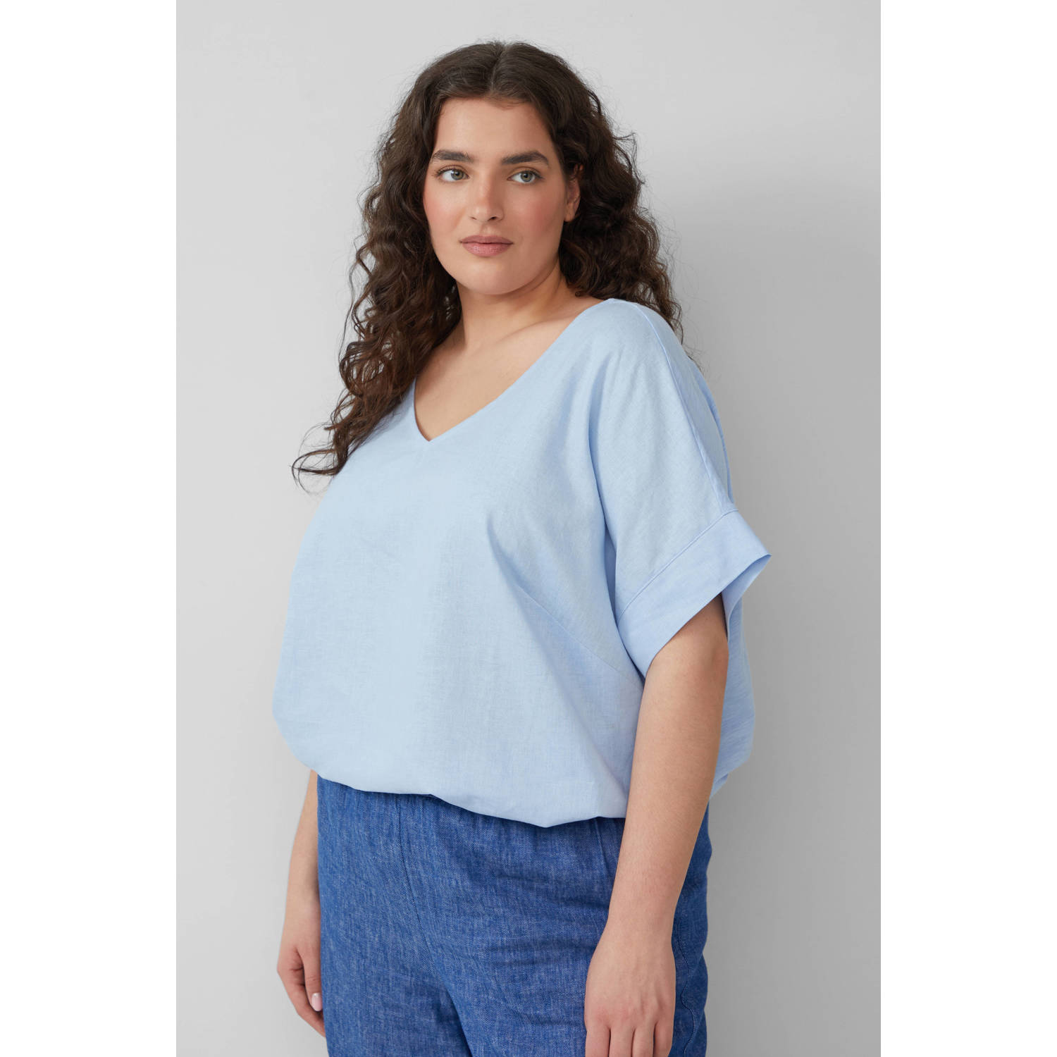 s.Oliver Curve top lichtblauw