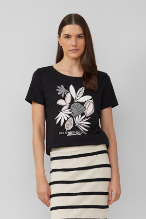 T-shirt zwart