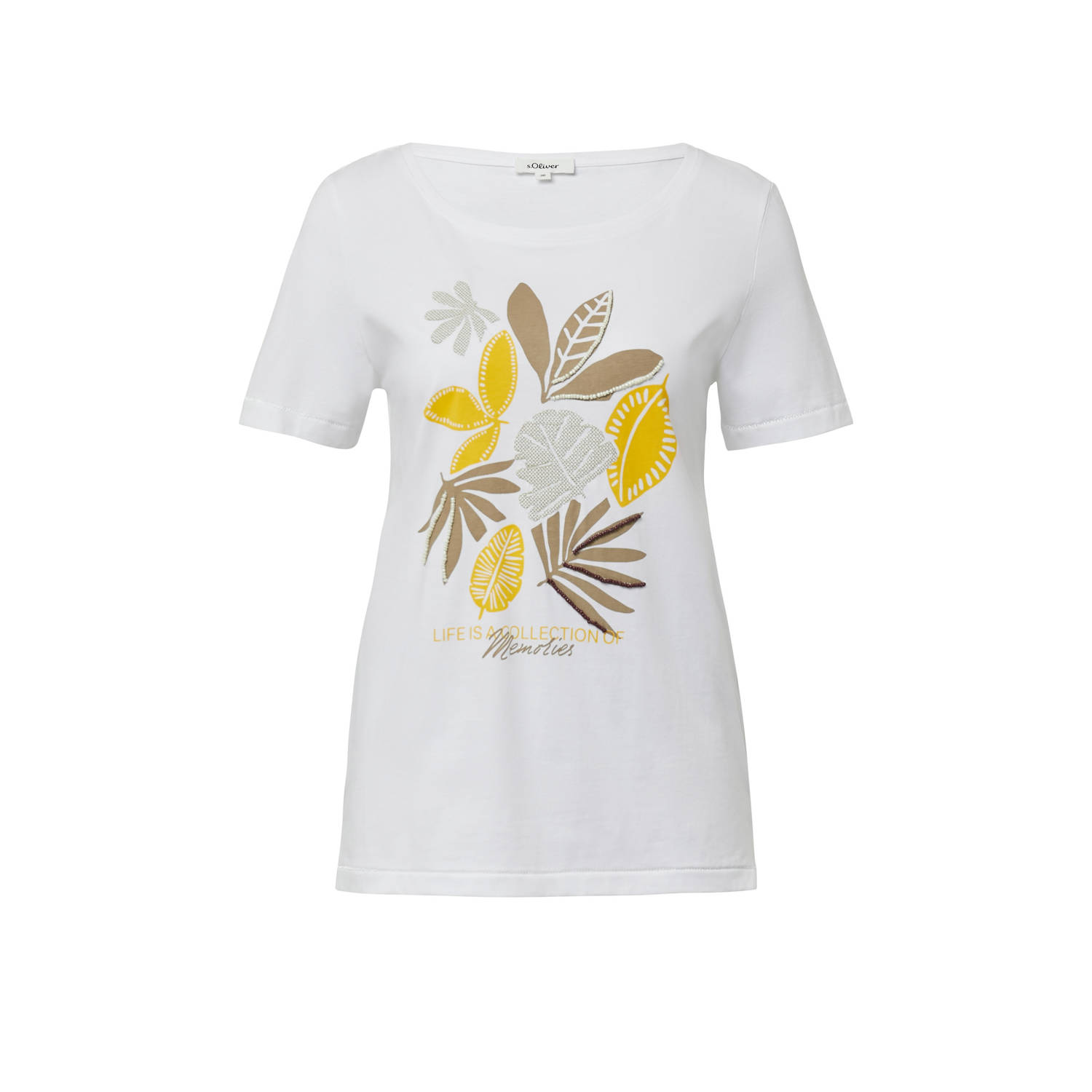 S.Oliver RED LABEL Regular fit T-shirt van puur katoen