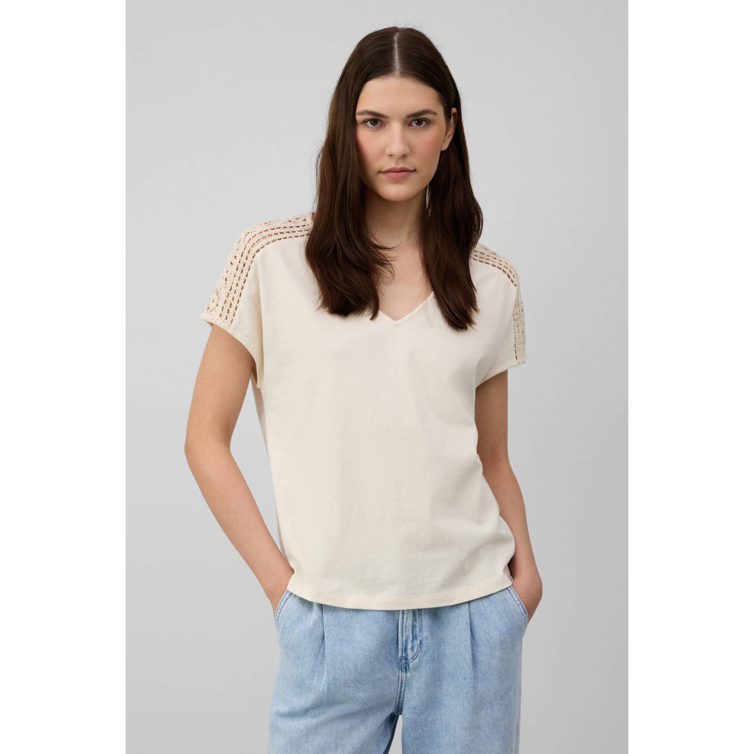 S.Oliver RED LABEL Loose fit T-shirt van puur katoen