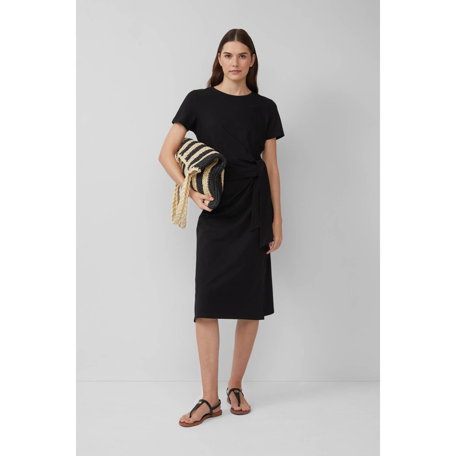 s.Oliver midi jurk zwart