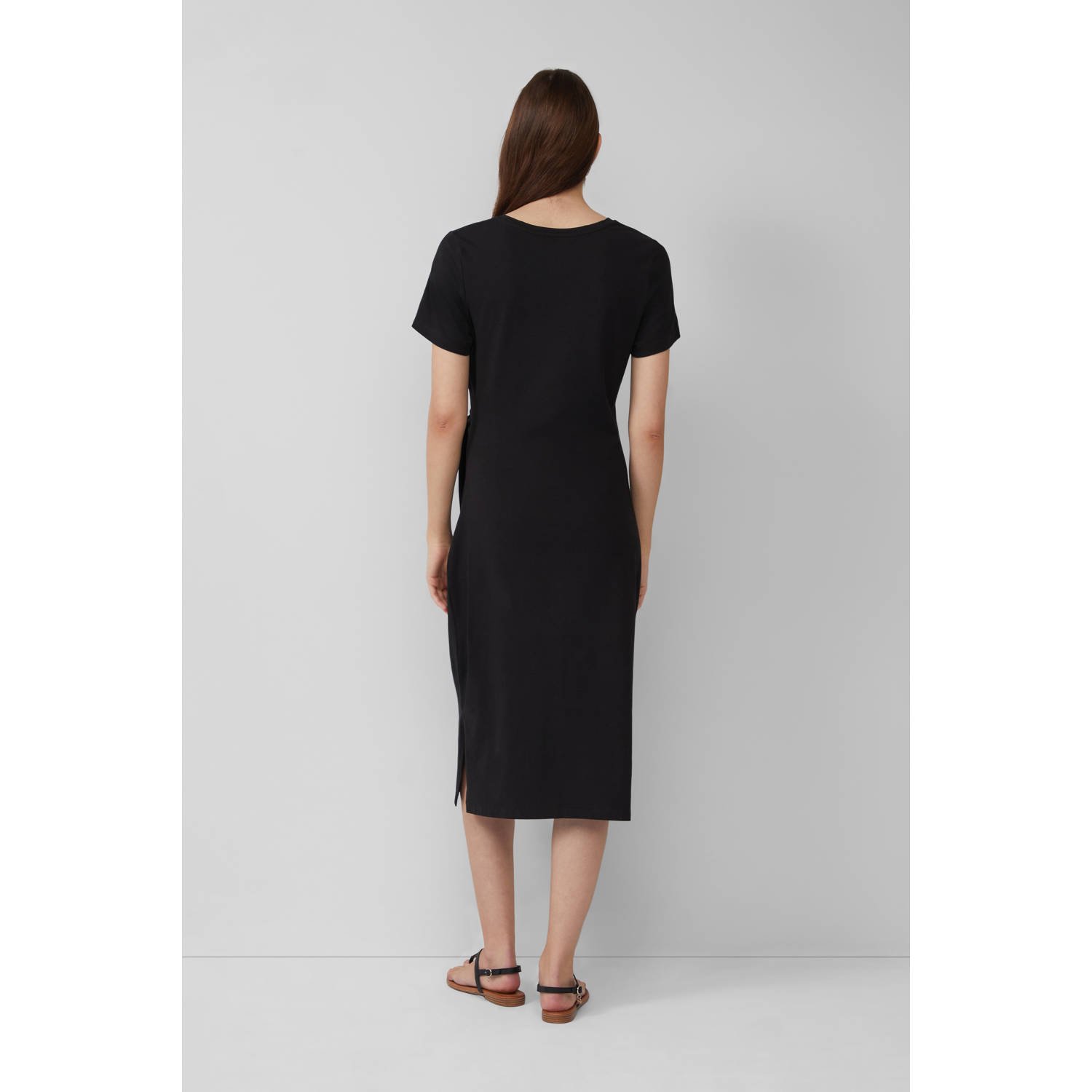 s.Oliver midi jurk zwart