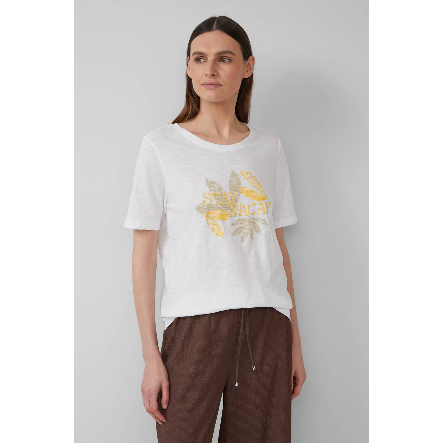 S.Oliver RED LABEL Regular fit T-shirt van puur katoen