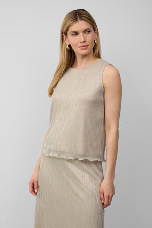top beige met lurex