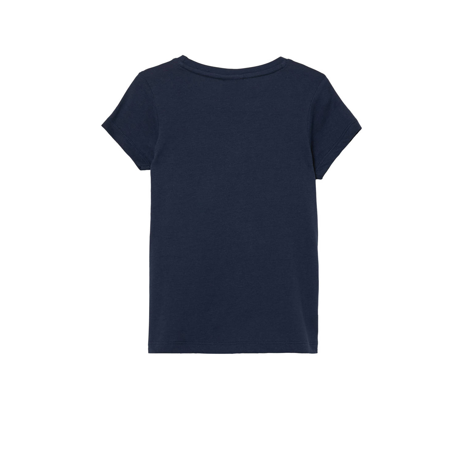 s.Oliver T-shirt donkerblauw met pailletten