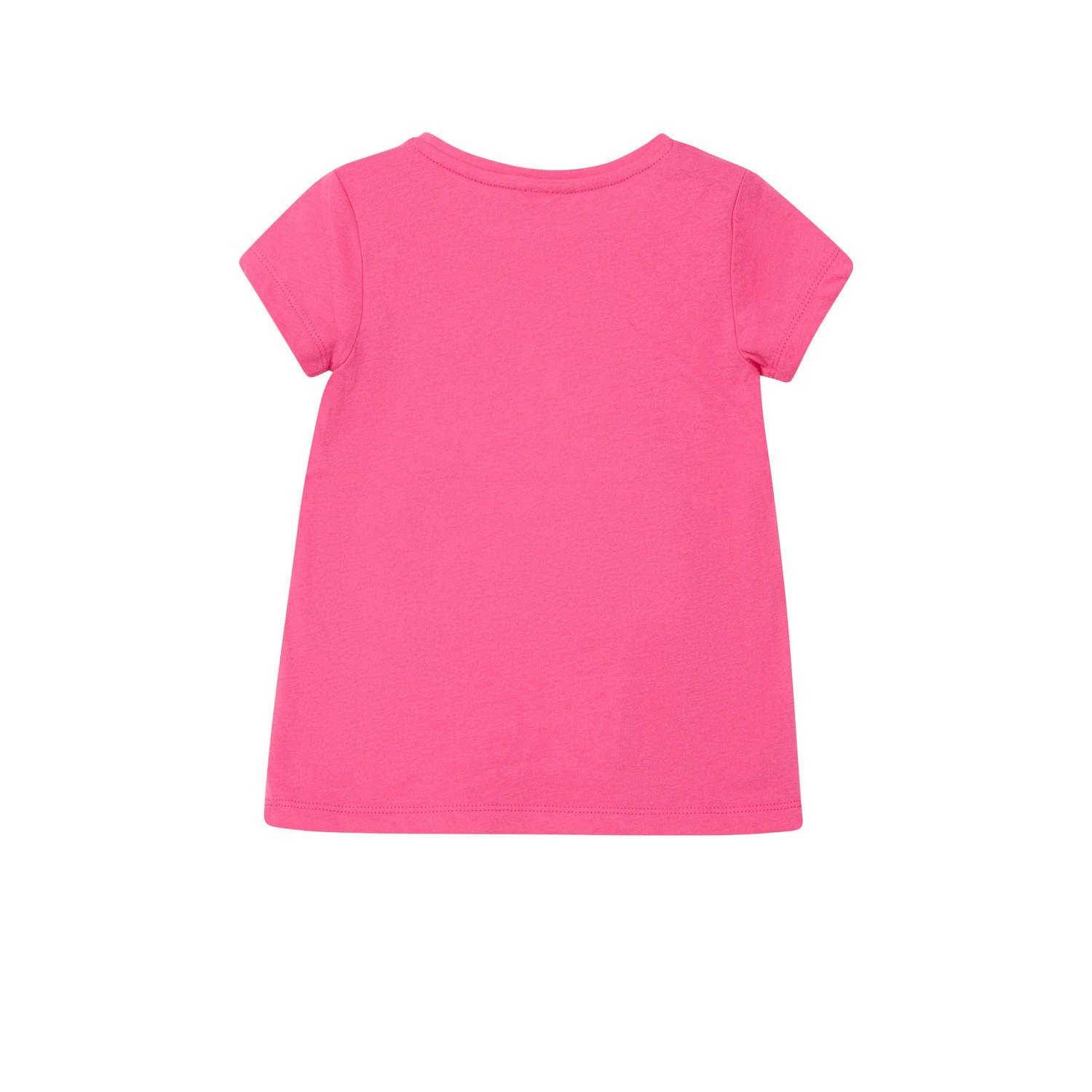 s.Oliver T-shirt roze met pailletten