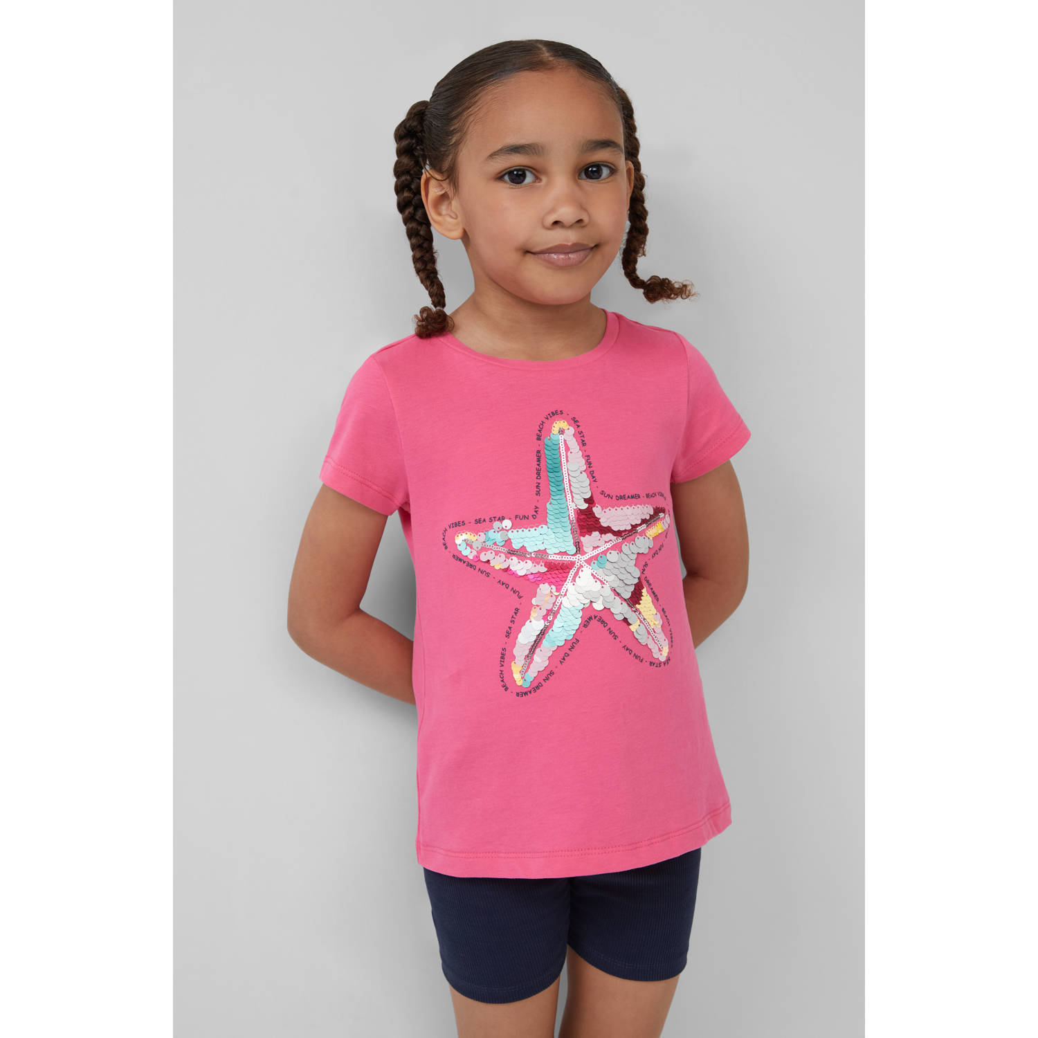 S.Oliver RED LABEL Regular fit T-shirt met interactief design