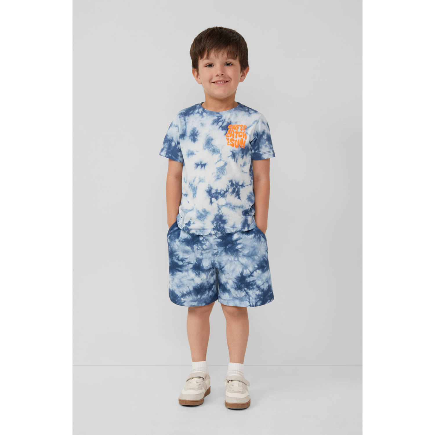 s.Oliver sweatshort donkerblauw