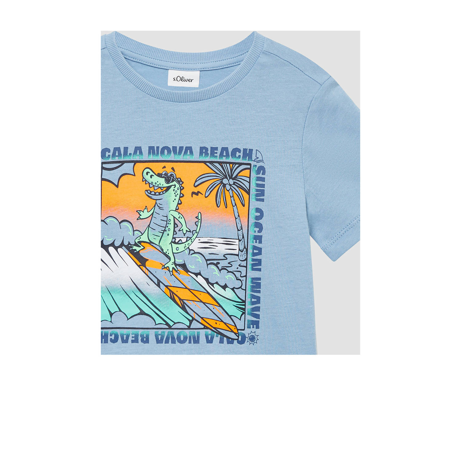 s.Oliver T-shirt lichtblauw