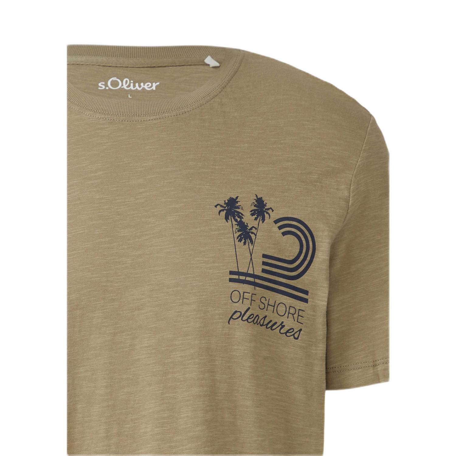 s.Oliver T-shirt olijfgroen