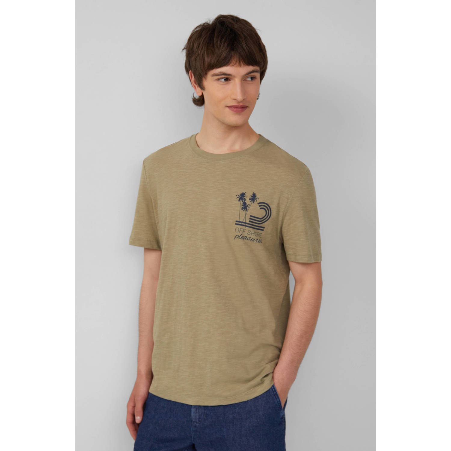 S.Oliver T-shirt olijfgroen