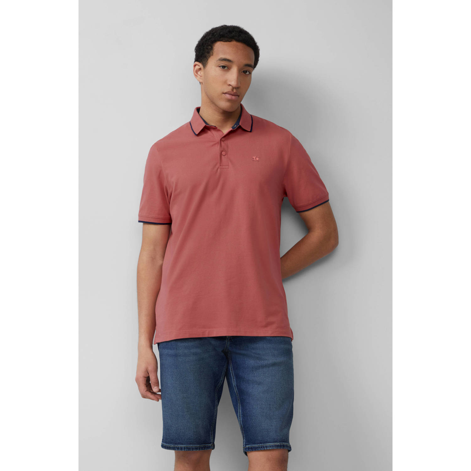 S.Oliver RED LABEL Regular fit poloshirt van katoenmix