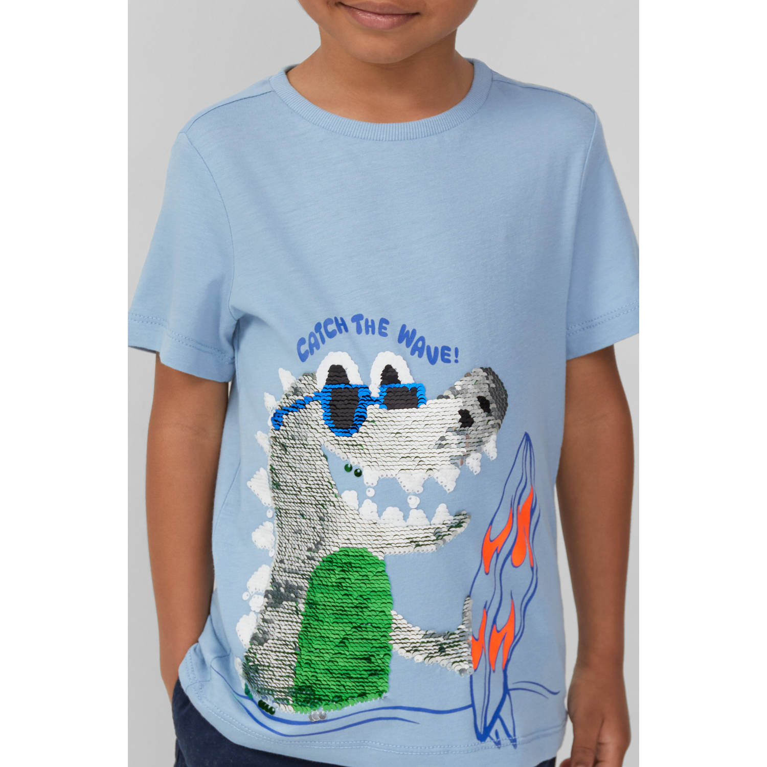 S.Oliver T-shirt lichtblauw