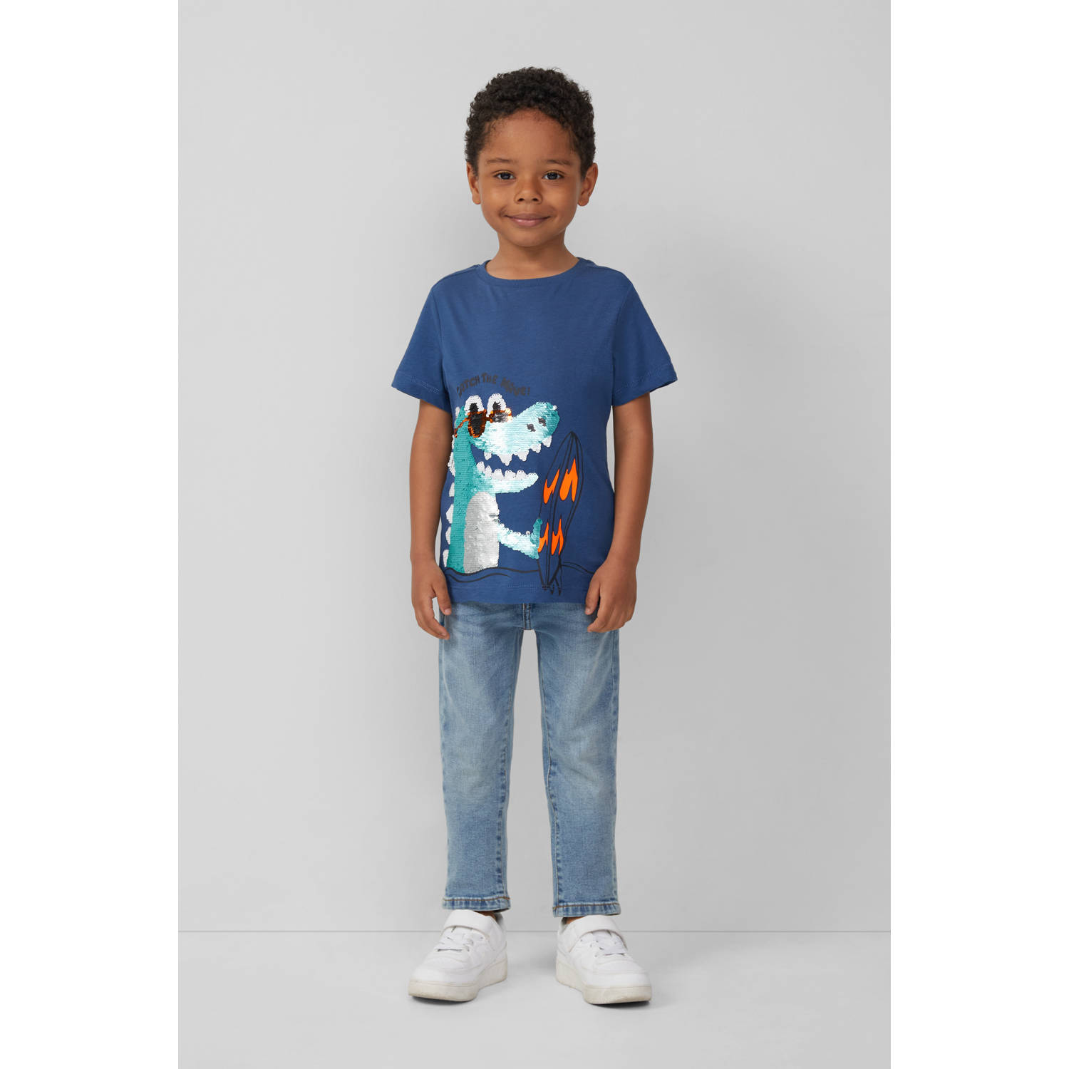 S.Oliver T-shirt donkerblauw