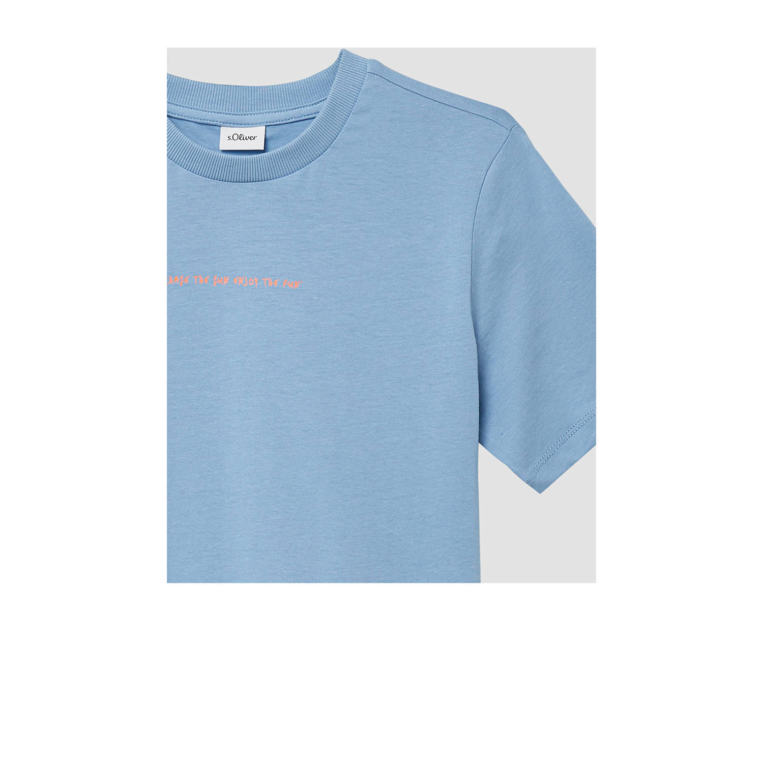 s.Oliver T-shirt lichtblauw