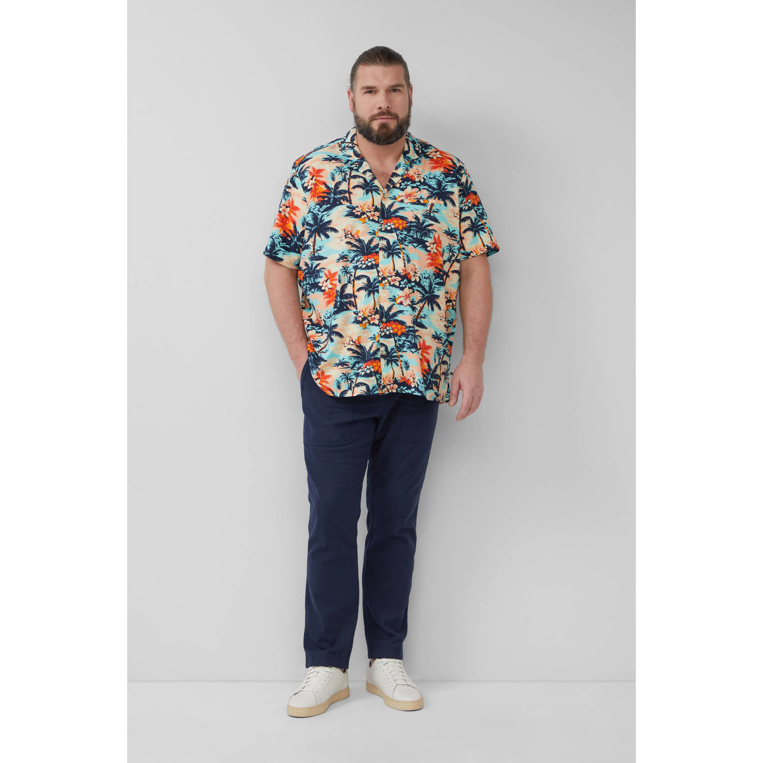 s.Oliver Big Size casual overhemd multi