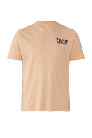T-shirt zalm