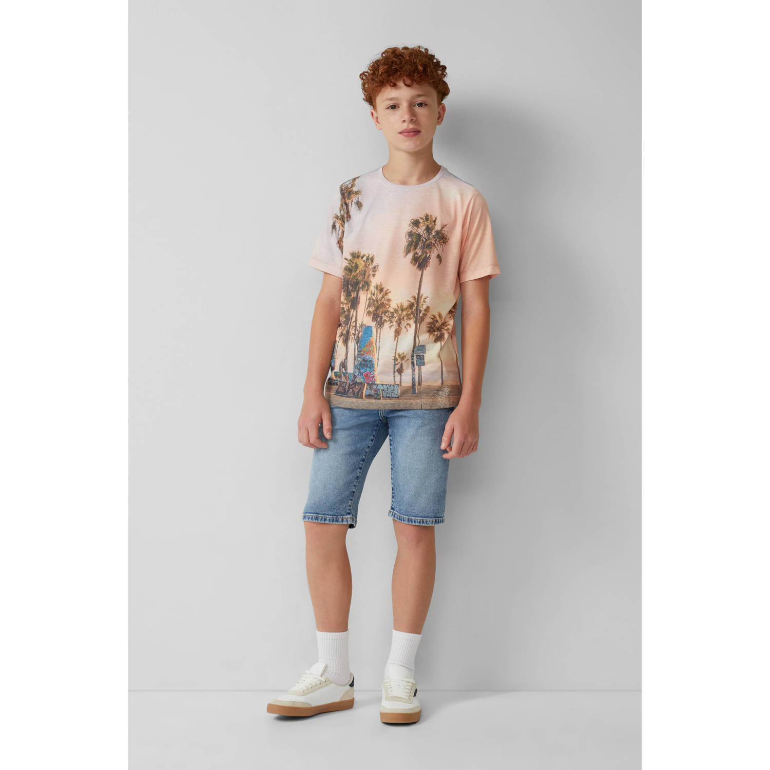 s.Oliver denim short medium blue denim