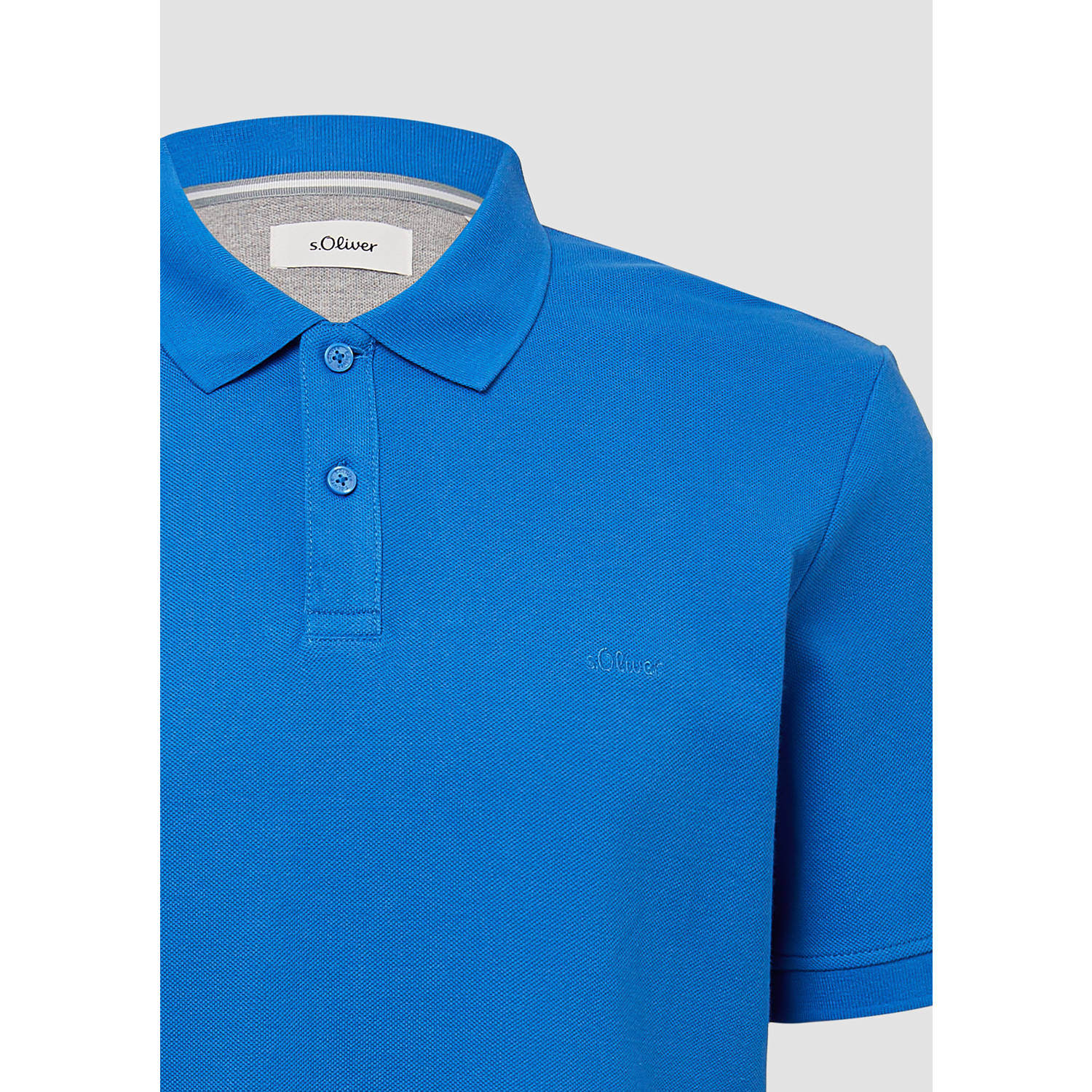 s.Oliver Big Size regular polo blauw