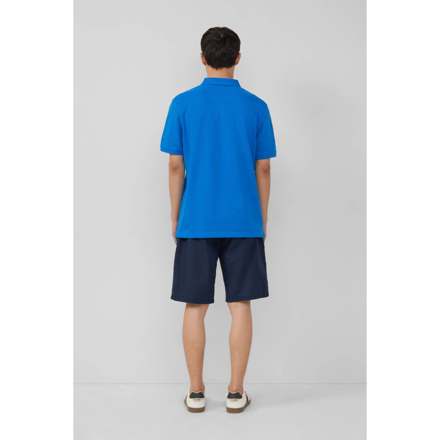 s.Oliver Big Size regular polo blauw