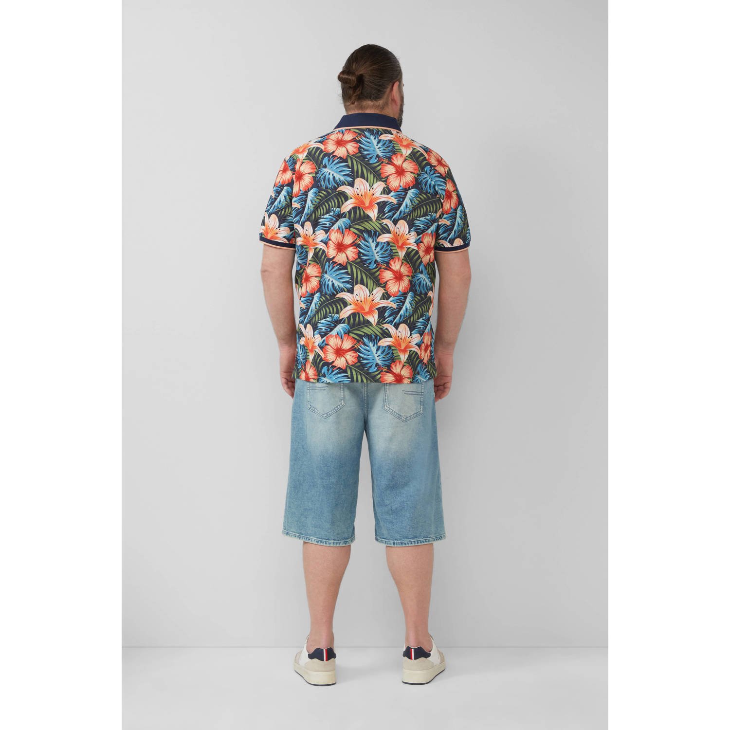 s.Oliver Big Size regular polo multi