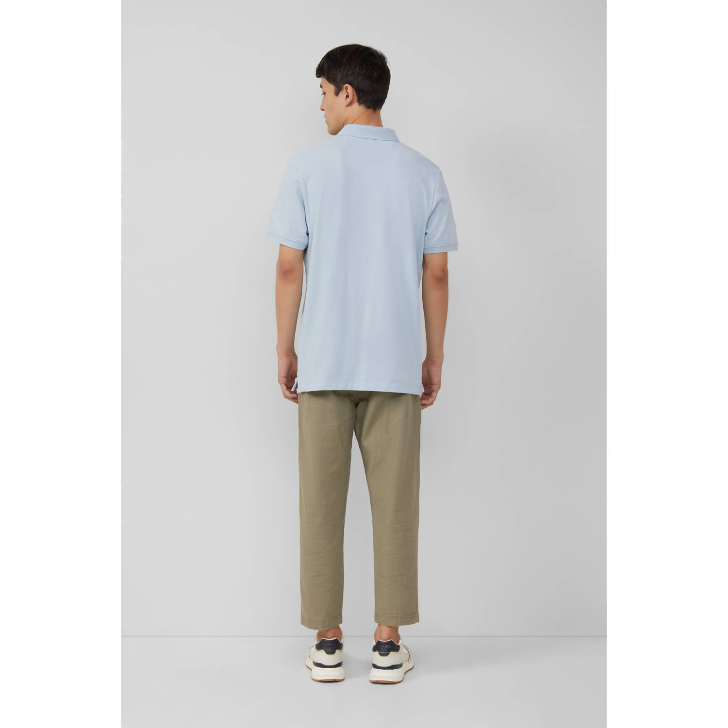 s.Oliver Big Size regular polo lichtblauw