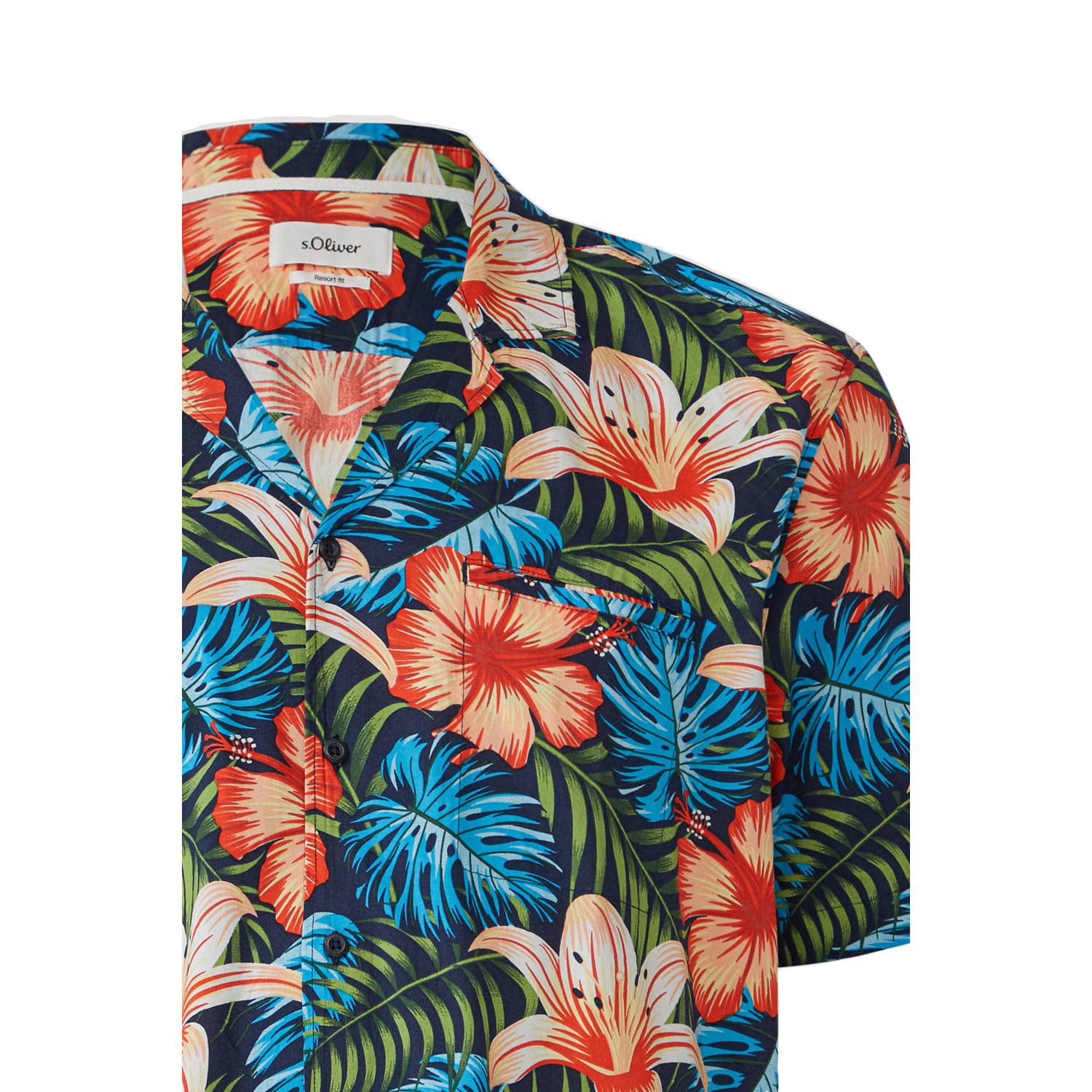 s.Oliver Big Size casual overhemd multi