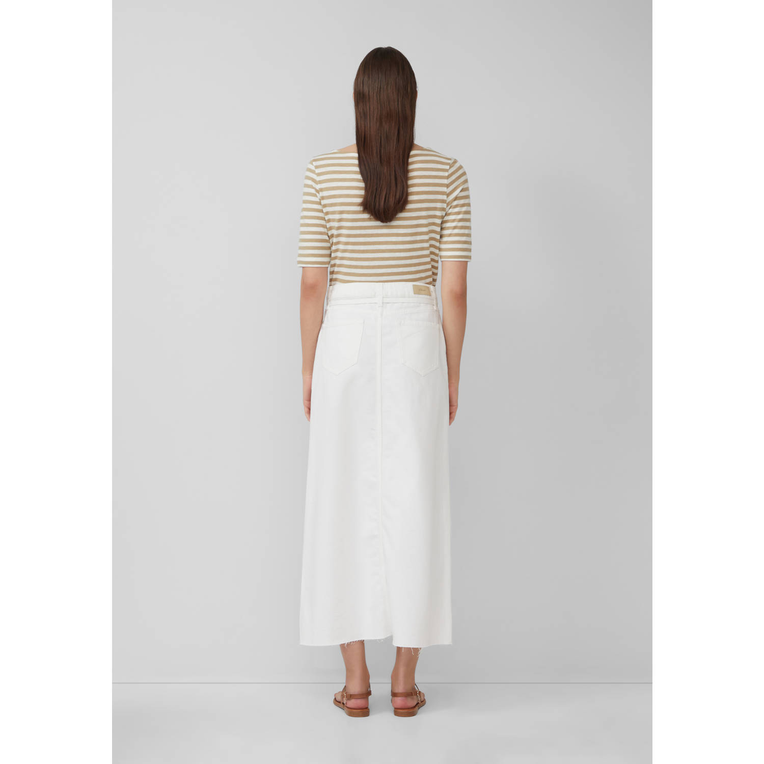 s.Oliver denim spijkerrok wit